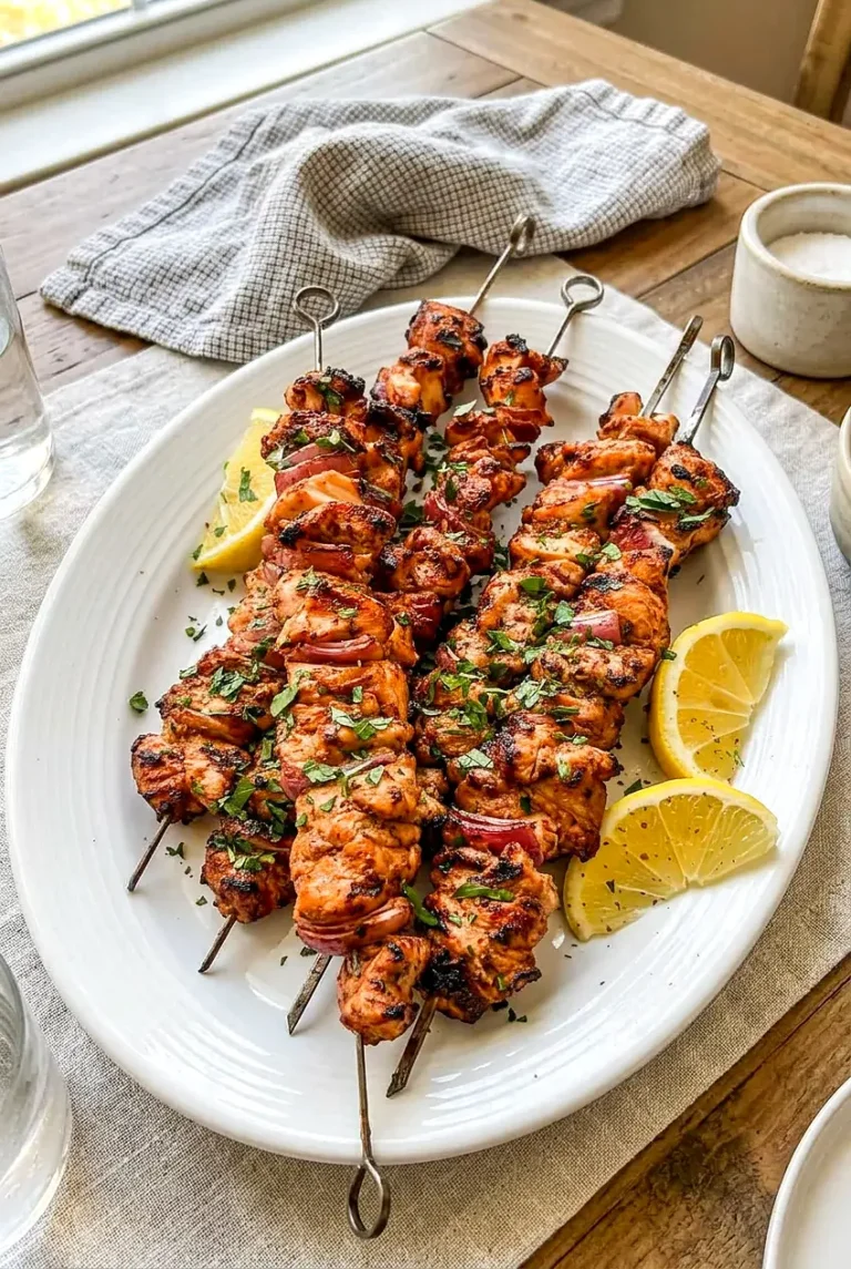 Easy Turkish Yogurt Chicken Kabobs