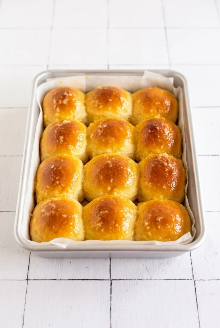 Soft Garlic Butter Dinner Rolls