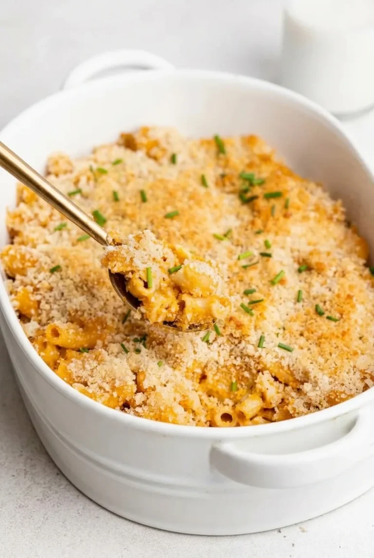 Baked Gluten-Free Mac and Cheese with Golden Panko