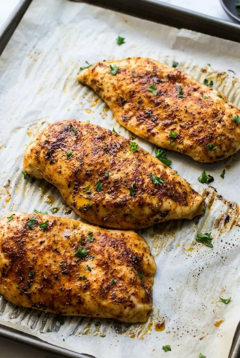 Baked Chicken Breasts with Paprika and Garlic