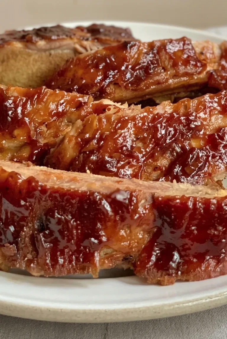 3-Ingredient Crockpot BBQ Ribs (Tender and Saucy)