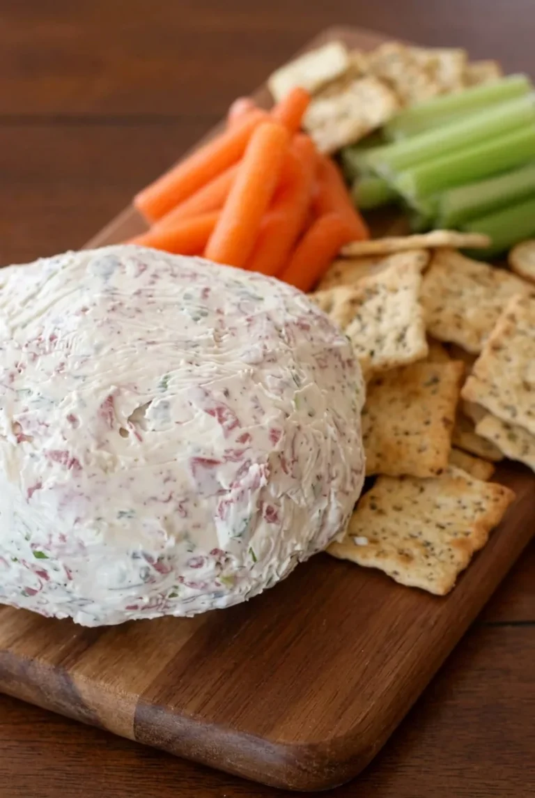 Dried Beef and Green Onion Cheese Ball Recipe