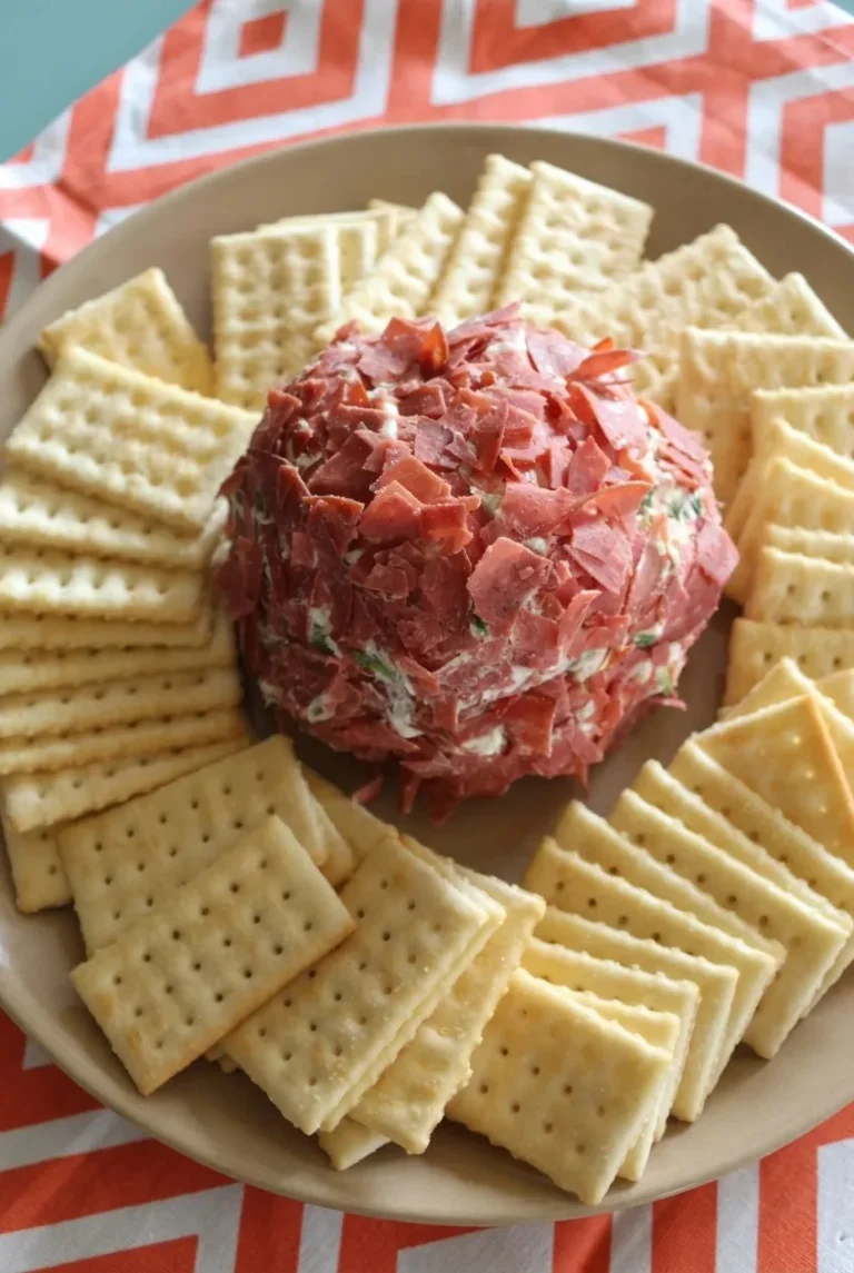 Smoked Salmon Cheese Ball with Lemon and Dill