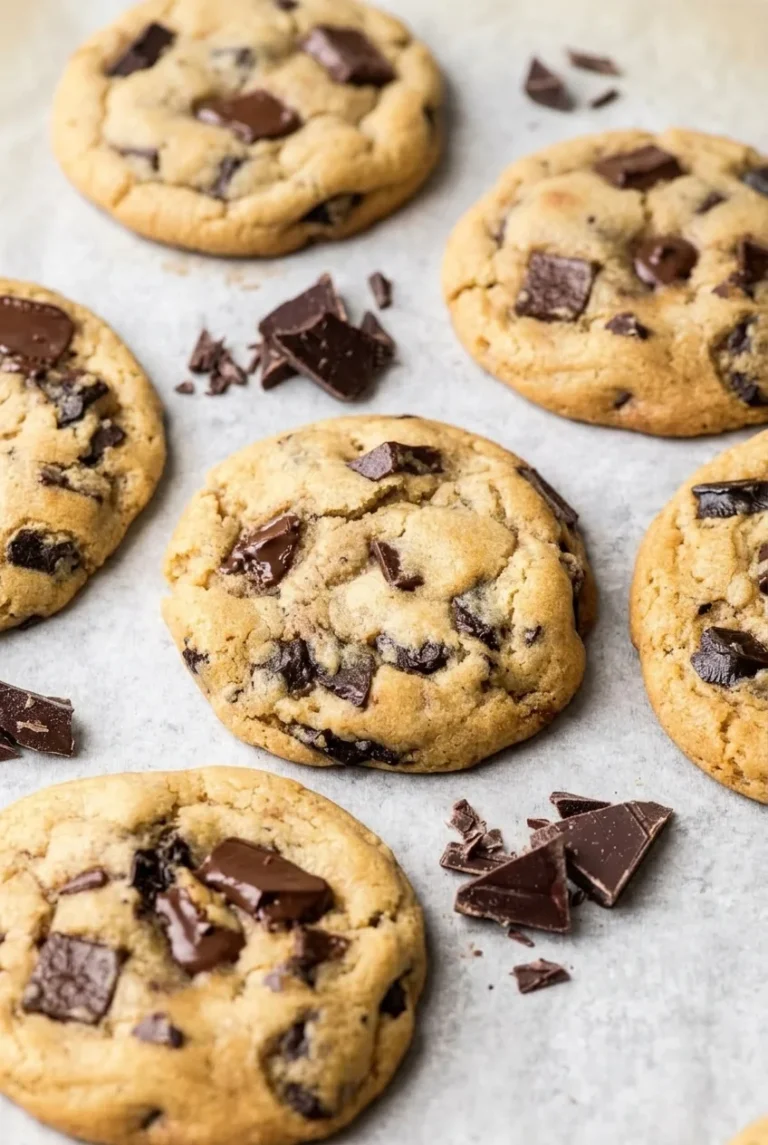 Classic Chocolate Chip Cookies with Soft Centers