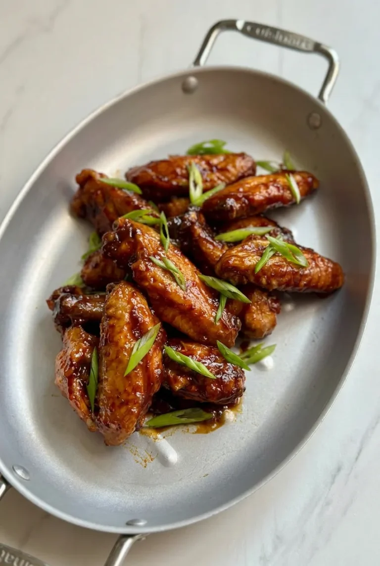 Oven-Baked BBQ Chicken Wings with Sticky Glaze
