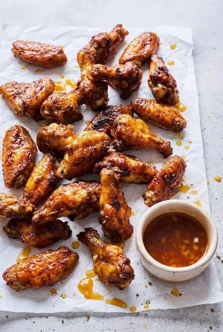 Jamaican Jerk Chicken Wings with Honey-Lime Glaze
