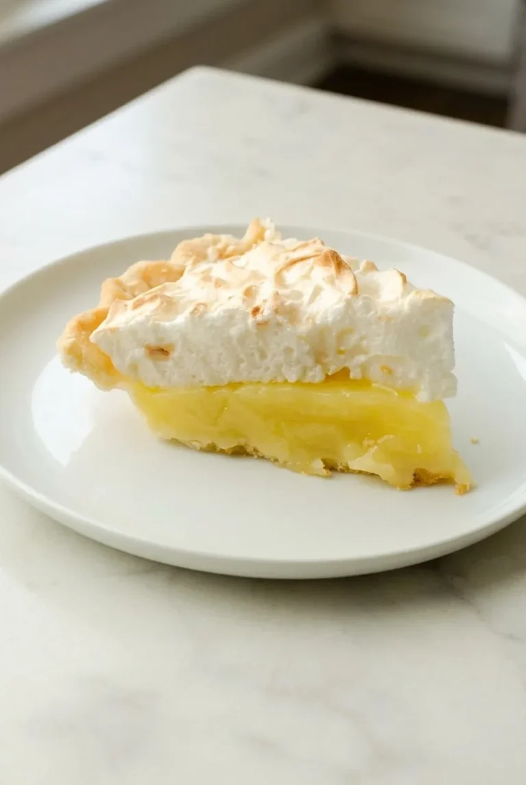 Classic Lemon Meringue Pie with Tall Toasted Peaks