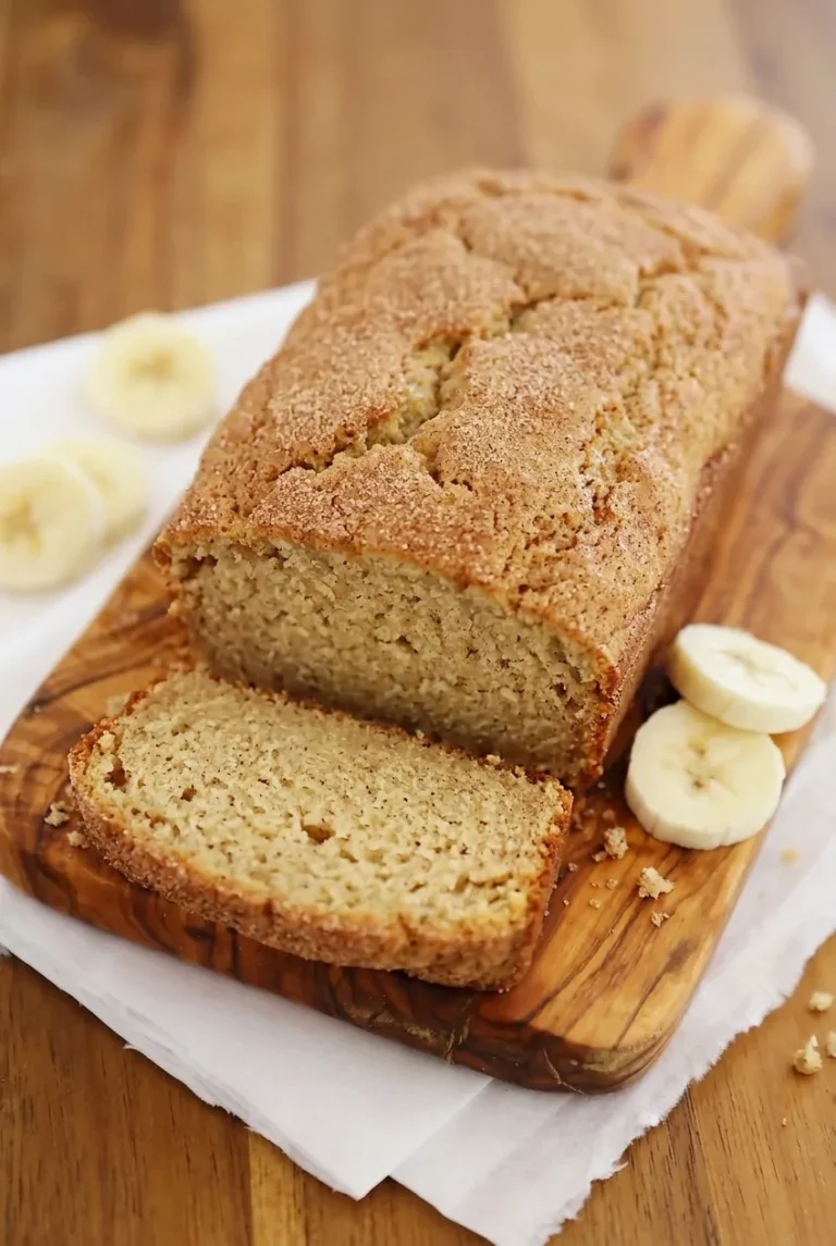 Snickerdoodle Banana Bread with Cinnamon-Sugar Crust