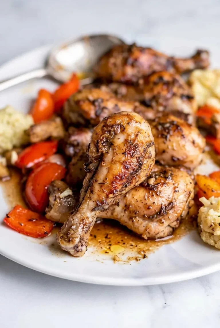 Oven-Baked Brown Sugar Garlic Chicken Drumsticks