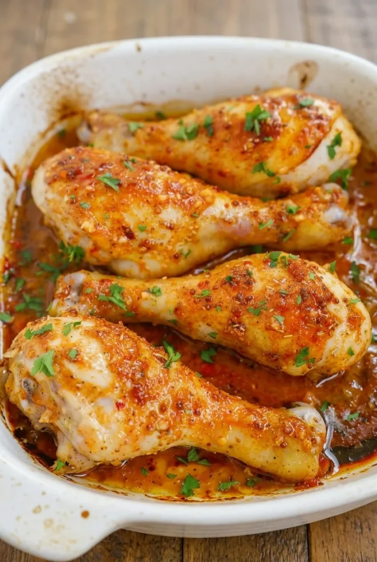 Oven-Roasted Honey Mustard Chicken Drumsticks