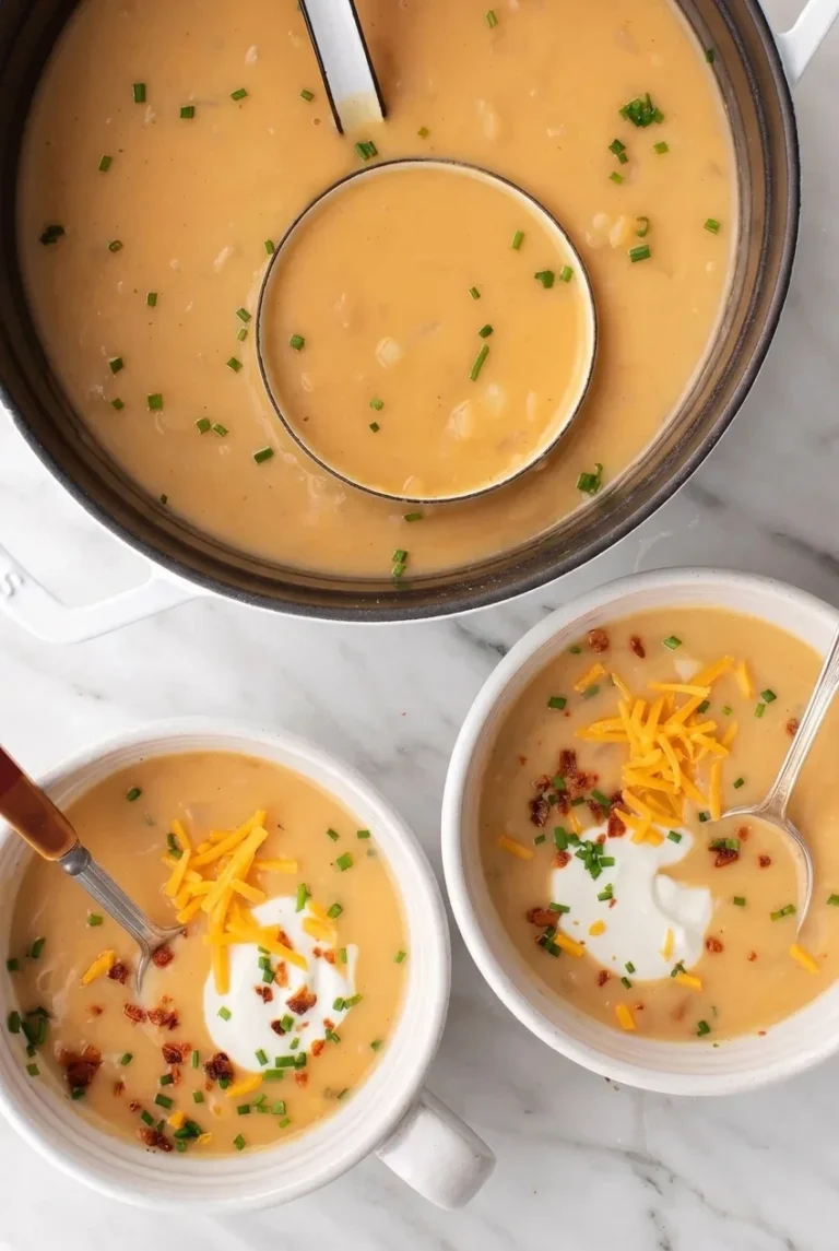 Apple Cheddar Sweet Potato Soup (Easy Stovetop Recipe)