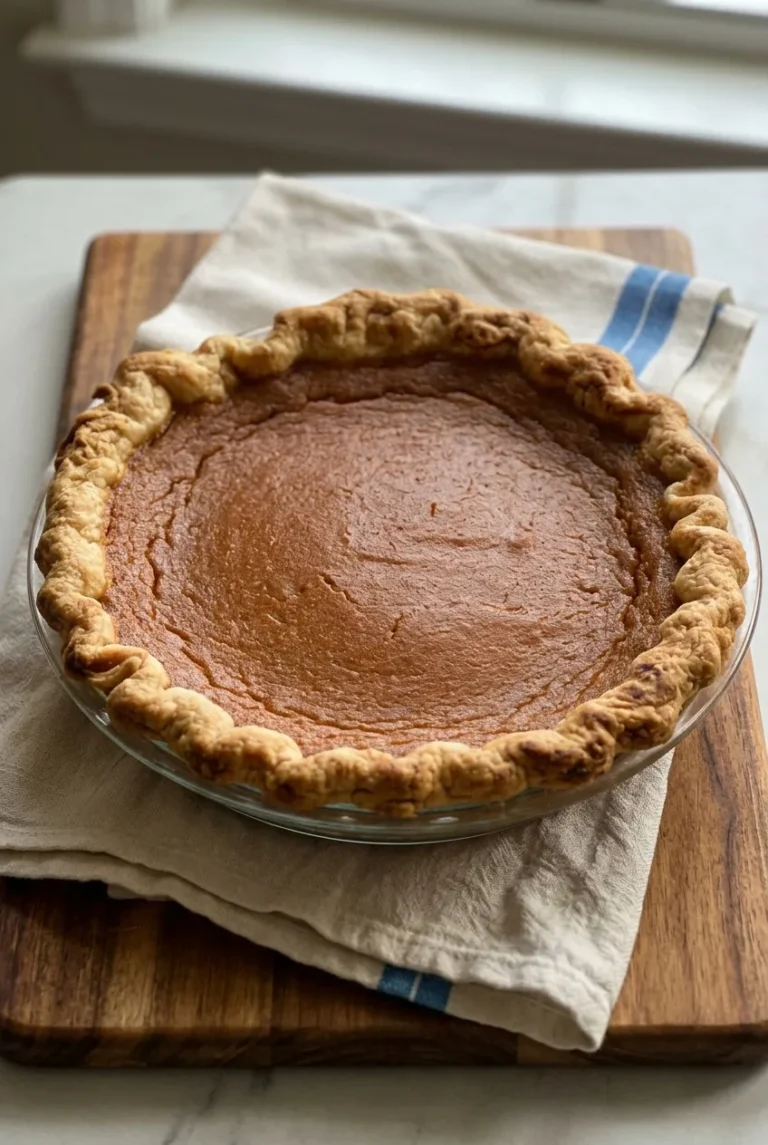 Brown Butter Sweet Potato Pie with Rustic Crust