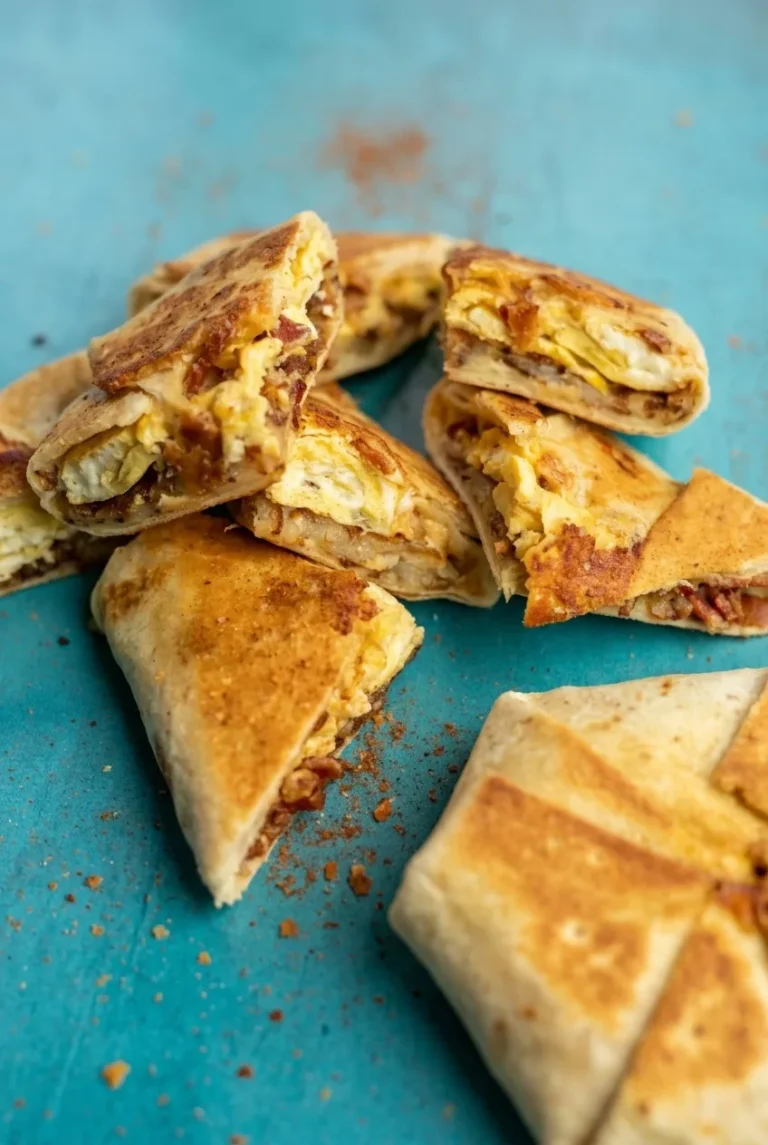 Breakfast Crunchwraps with Bacon and Hash Browns