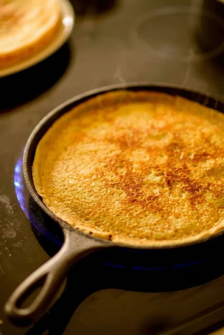 Cowboy Corn Casserole in a Cast-Iron Skillet
