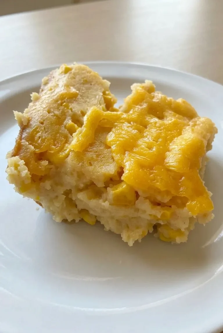 Slow Cooker Corn Casserole with Cheddar