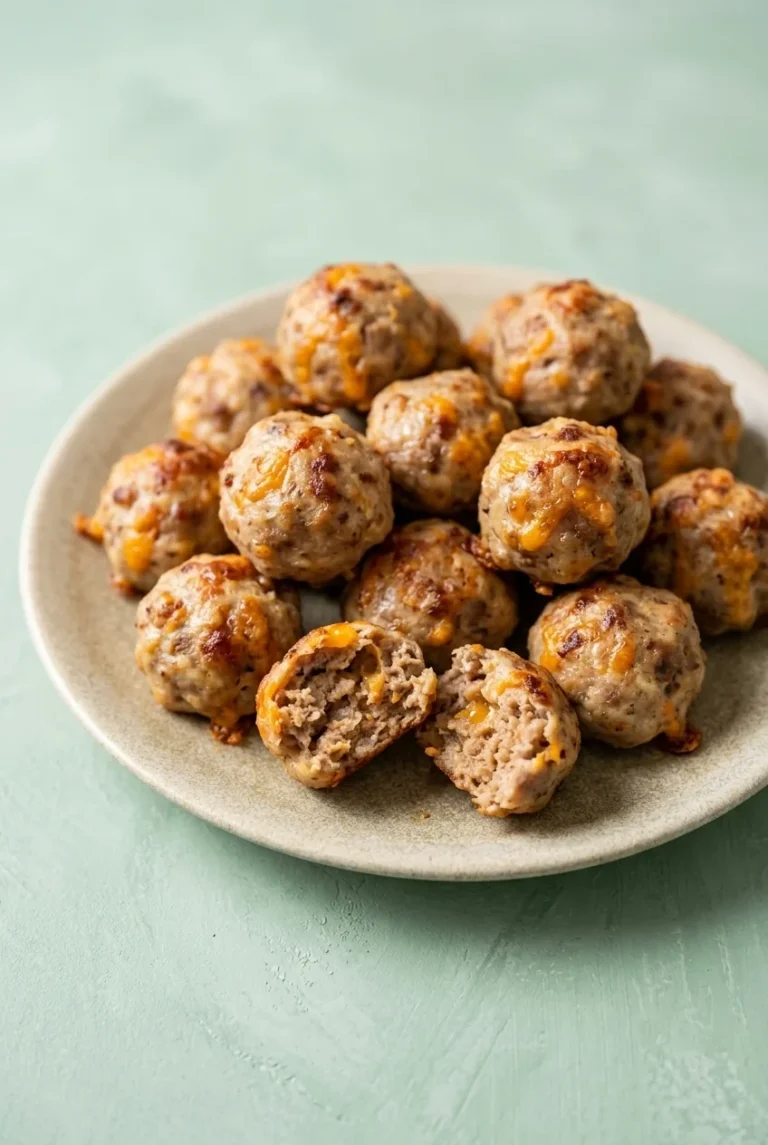 Sausage Balls Without Bisquick (From Scratch)