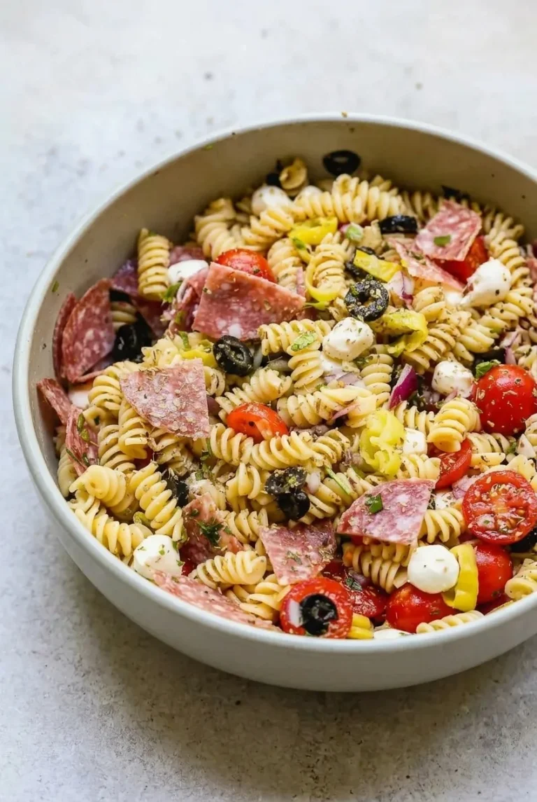 Classic Pasta Salad with Italian Dressing