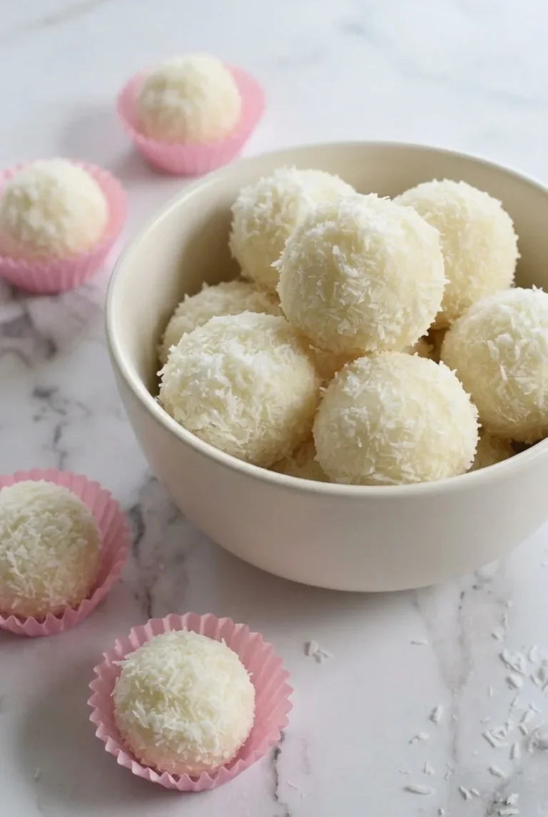 No-Bake Coconut Truffles (Easy 2-Ingredient Recipe)