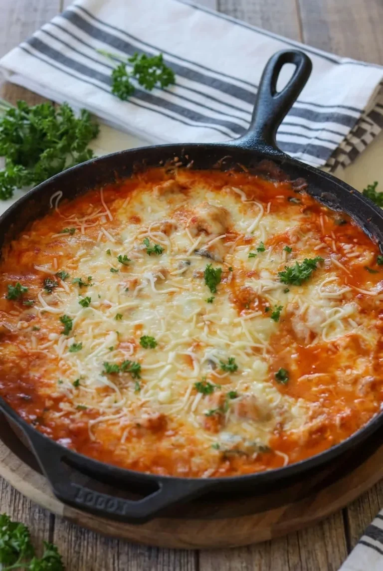 High-Protein Chicken Parmesan Casserole
