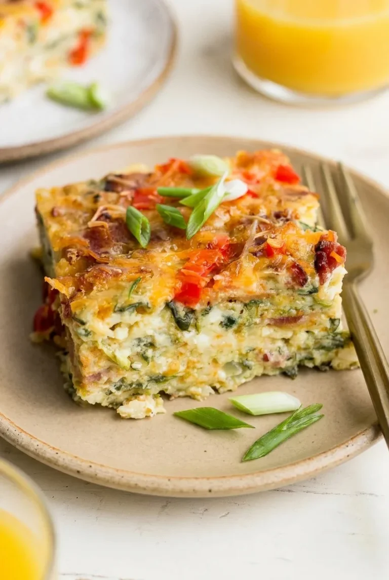 High-Protein Egg and Cottage Cheese Breakfast Bake